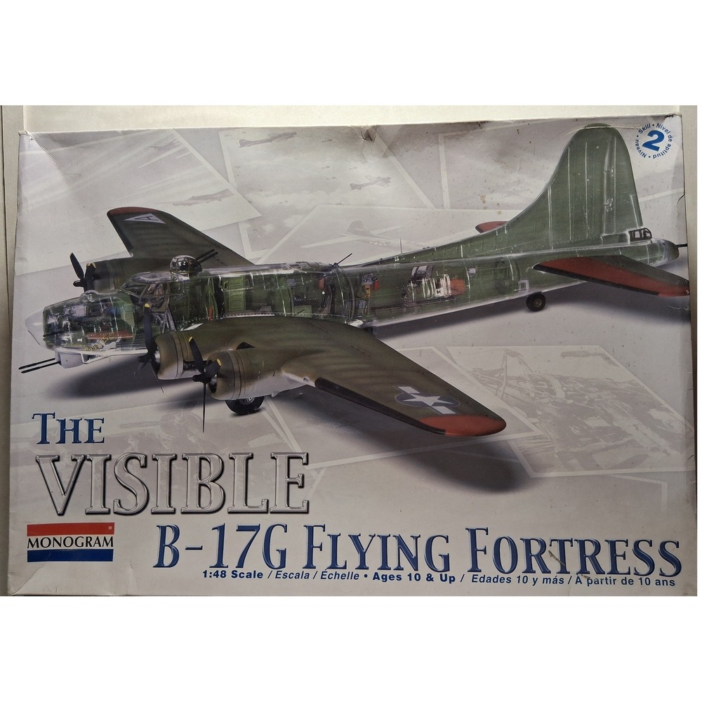 Monogram The Visible B-17G Flying Fortress 1:48 Scale Model Kit 85-5614